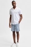 Selected SLHREGNEW-LINEN Hemd SS RESORT W White