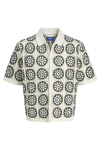 Jack & Jones Cartagena Crochet Knit Polo Sea Salt