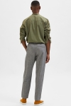 Selected SLHSLIMTAPERED-NEWTON LINEN PANTS W Black