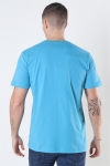 Selected Norman 180 SS O-Neck T-Hemd Bluejay