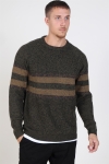 Only & Sons Cesco 5 Struc Stripe Stricken Forest Night