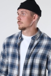Kronstadt Dean Flannel check Hemd Grey / Blue