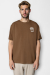 Clean Cut Copenhagen Michael organic T-Hemd Brown