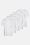 Denim Project T-Hemd 5-Pack White