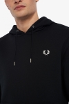 Fred Perry TIPPED HOODED SWEATSH 102 Black