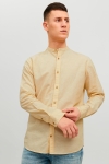 Jack & Jones SUMMER LINEN BAND Hemd L/S Jojoba