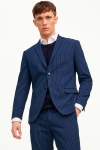 Jack & Jones FRANCO PIN STRIPE ANZUG Navy Blazer