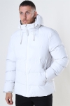 Rains Puffer Jacke Off White