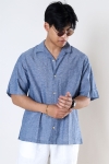 Jack & Jones Summer Linen Resort Hemd SS Faded Denim