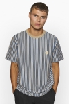 Woodbird Jabi Milk Stripe Tee Ecru