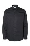 Selected Performance Stretch LS Hemd Black