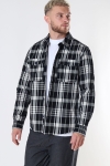 ONLY & SONS MILO OVR CHECK LS Hemd Black