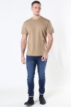 Selected Norman 180 SS O-Neck T-Hemd Kelp