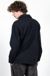 Clean Cut Copenhagen Dean Bonded Overshirt Dark Navy Melange