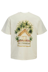 Jack & Jones Beach Club Relaxed Fit Tee Egret