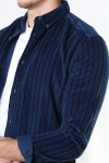 Only & Sons Edward Striped Corduroy Hemd Dress Blues