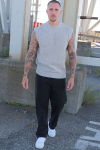 Jack & Jones Soho Ollie Knit Vest Light Grey Melange