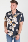 Jack & Jones JPRHAWAII Resort Hemd S/S AOP Black