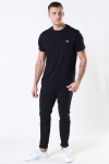 Fred Perry Ringer T-Hemd Black