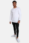 Basic Brand Placket LS T-Hemd White