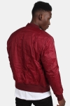 Urban Classics Bomber Jacke Burgundy