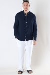 Kronstadt Johan Muslin Henley Hemd Navy