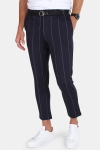 Only & Sons Bill Striped  Wide Leg Pants Dark Navy