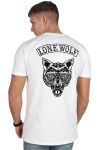 Just Junkies Ganger Wolf T-Hemd Off White