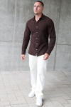 ONLY & SONS Caiden LS Linen Hemd Coffee Bean