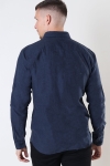 Jack & Jones CLASSIC MELANGE Hemd L/S Navy Blazer