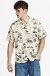 Jack & Jones JPRBLUWAIKIKI RESORT Hemd S/S RELAX Alabaster Gleam