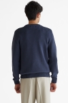 Woodbird Kurt Knit Crew Navy