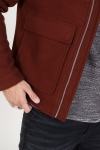 Jack & Jones Magnus Uld Bomber Jacke Cappuccino