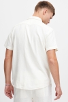 Solid Allan SS Linen Hemd White