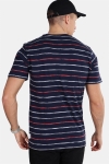 Only & Sons Leonard Stripe SS T-Hemd Majolica Blue