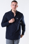Fred Perry Oxford Hemd Navy