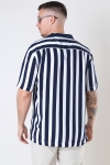 Kronstadt Ramon Cuba big stripe S/S Hemd Navy