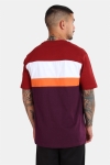 Fila Men Aaron SS T-Hemd Potent-Merlot-Bright-Wht-Harvest-Pumkin