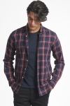 Les Deux Boswell Hemd Dark Navy Check