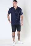 Kronstadt Cuba Linen striped Hemd Navy