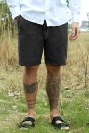 ONLY & SONS Linus Linen Shorts  Black