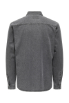 ONLY & SONS Bane Regular Fit Denim Hemd Light Grey Denim