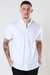 Clean Cut Copenhagen Hudson SOLID Stretch Hemd S/S White