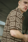 ONLY & SONS Bart Relaxed Fit SS Knit Hemd Demitasse