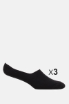 Claudio Invisible Socks Black 3PACK