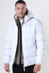 Rains Puffer Jacke Off White