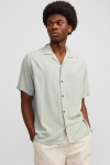 Jack & Jones Jeff Solid Resort Hemd SS Desert Sage