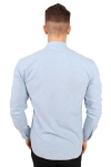 Clean Cut Rooney Flannel Henley Hemd Light Blue