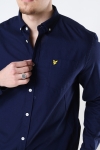 Lyle & Scott Regular Fit Light Weight Oxford Hemd Navy