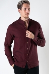 Kronstadt Dean Diego Cotton henley Hemd Bordeaux mel